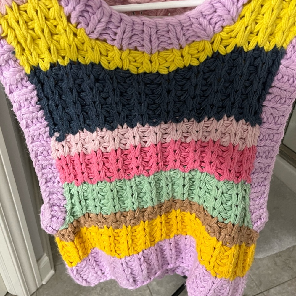 Little Lies Multicolor Striped Women's Sweater